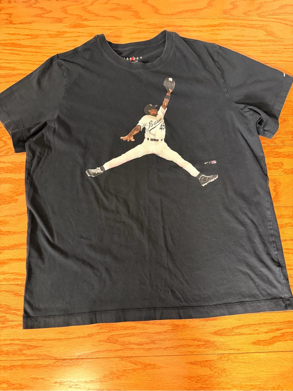 Jordan Black Short Sleeve Graphic Tee